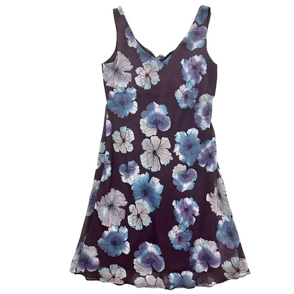 Vintage Y2K Floral Slip Dress Fairy Dark Romantic Whimsical Witch - Picture 2 of 16